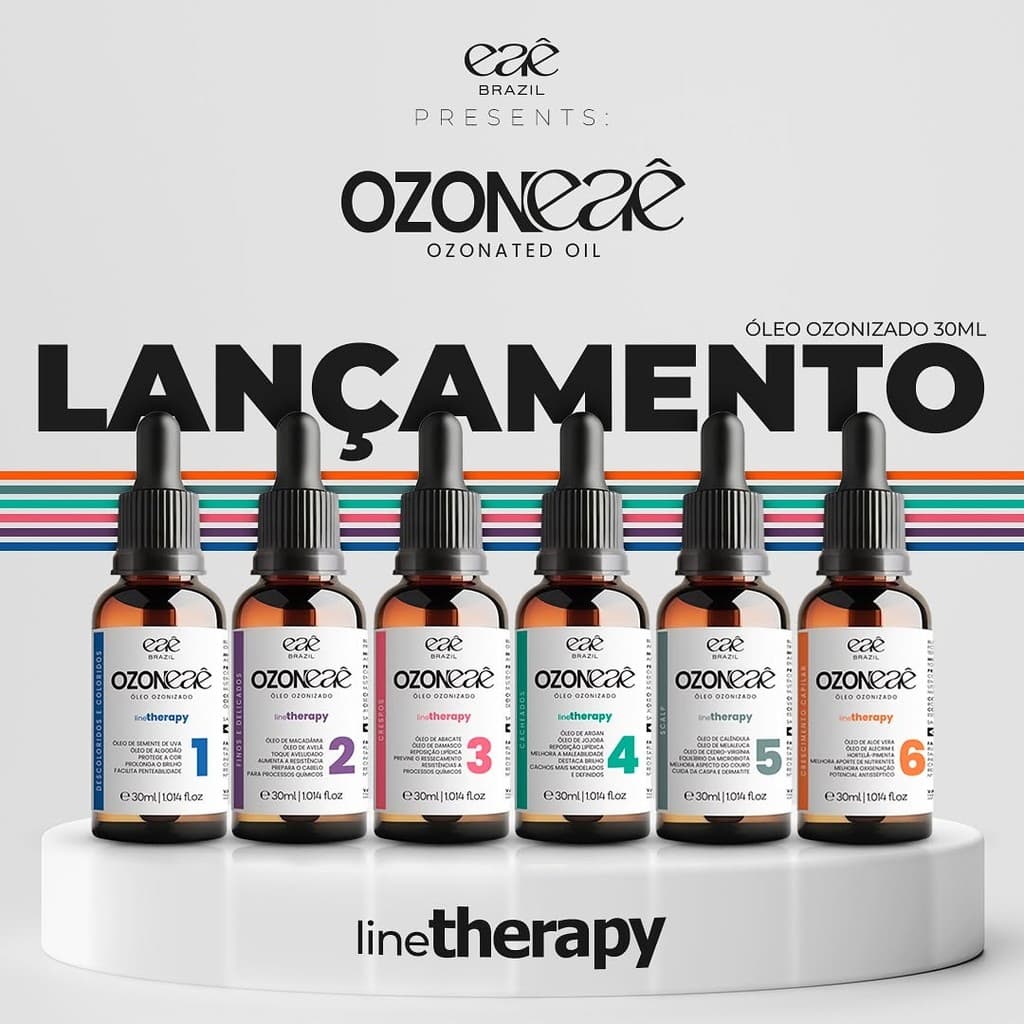 Óleo Ozonizado Terapia Capilar Tratamento Para O Couro Cabeludo