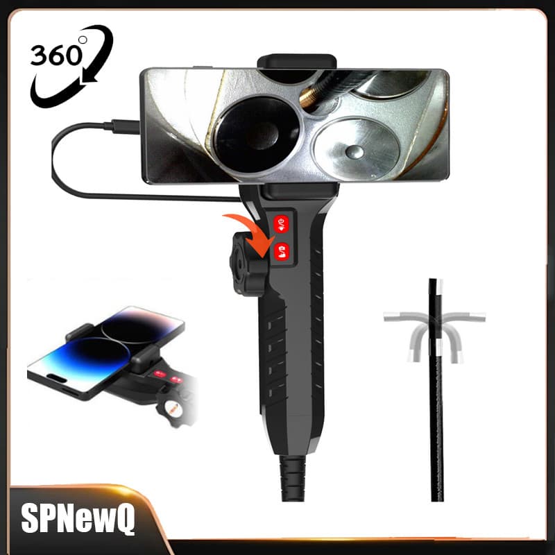 Endoscópio 8.5mm Hd Com Led Para Inspeção De Carros Cabo 1m Pronta Entrega