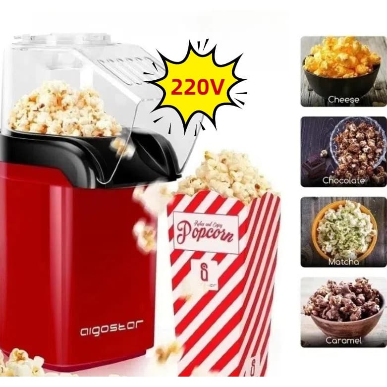 Pipoqueira Elétrica Ar Quente Máquina Fazer Pipoca Sem Óleo Pronta Entrega