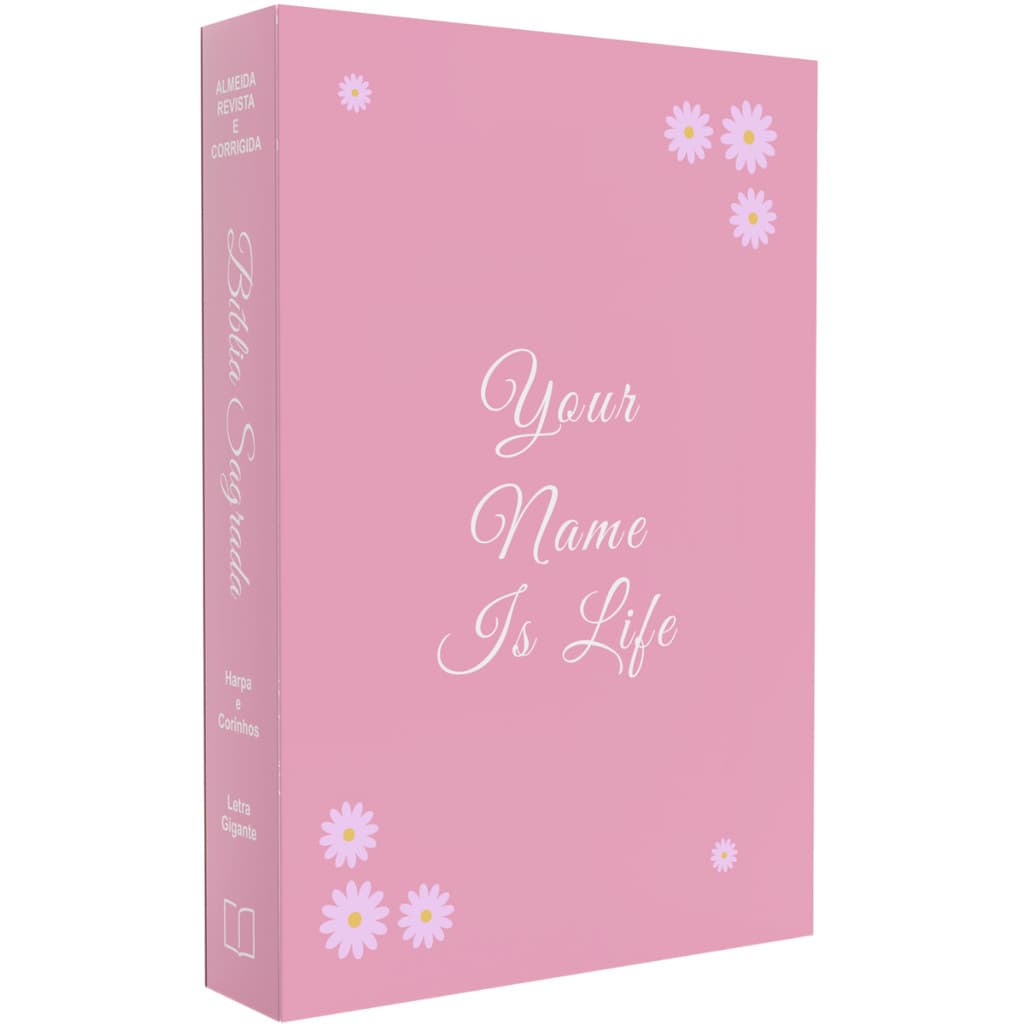 Biblia Feminina | Letra Maior | Harpa & Corinhos | RC | Brochura | Your Name Is Life