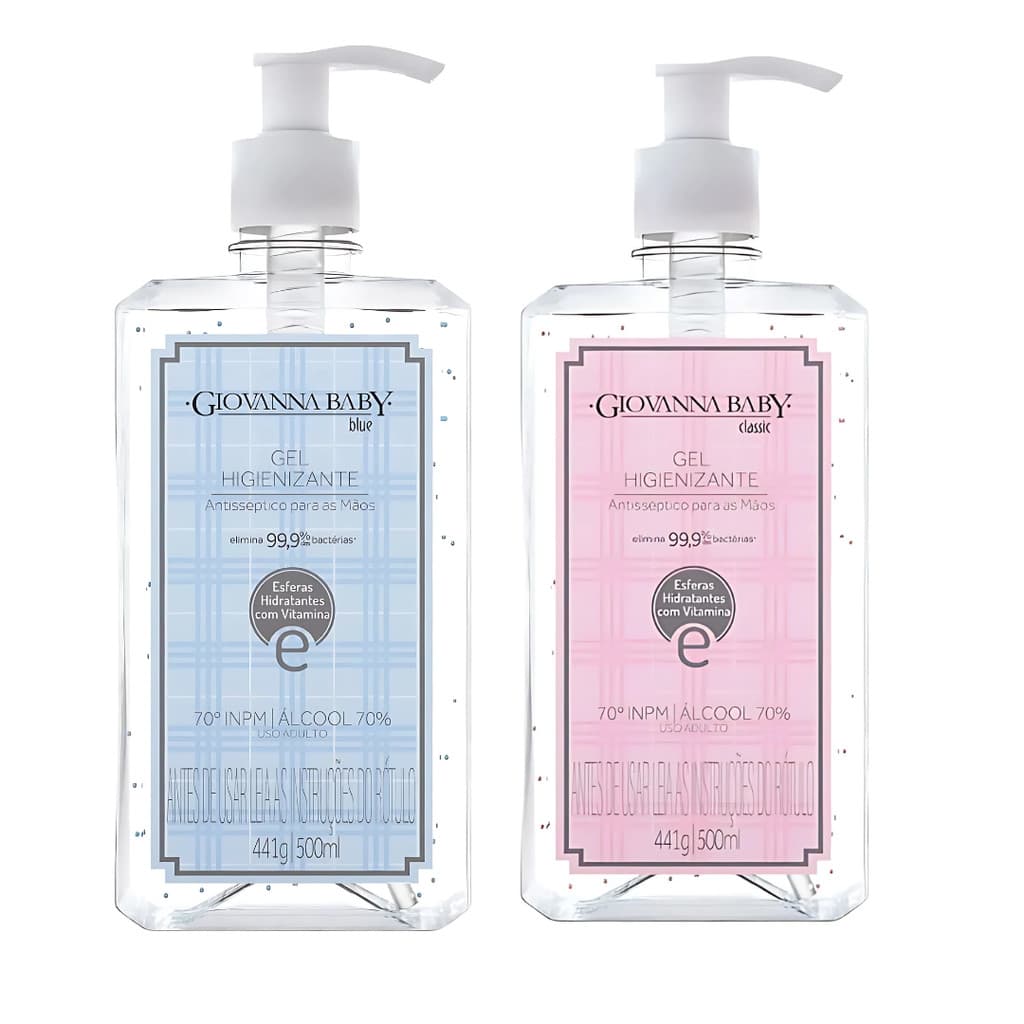 Álcool em Gel Higienizante Giovanna Baby Classic 500ml