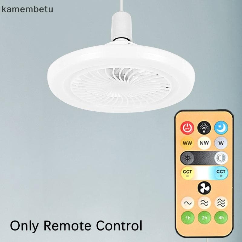 Kame Switchs Sem Fio 3 Velocidades 1-4h Timing Controle Remoto Substituição Para Luz De Ventilador De Teto E27 ka