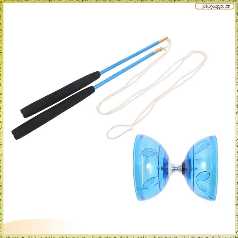 [Leqn] Brinquedo De Fitness Com Três Rolamentos E Duplo Diabolo , Jogo Ao Ar Livre , Ioiô Brinquedos Para Crianças Idosa