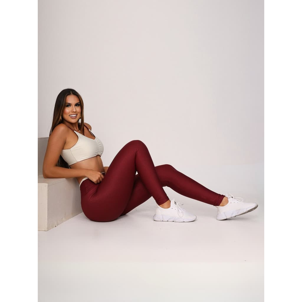 Conjunto Alice Top Calça Duas Cores Wonder Academia Fitness