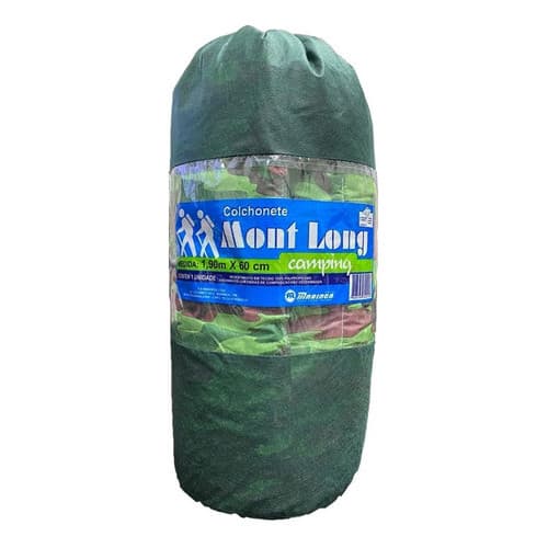 Colchonete Solteiro Grande para Camping + Sacola Verde