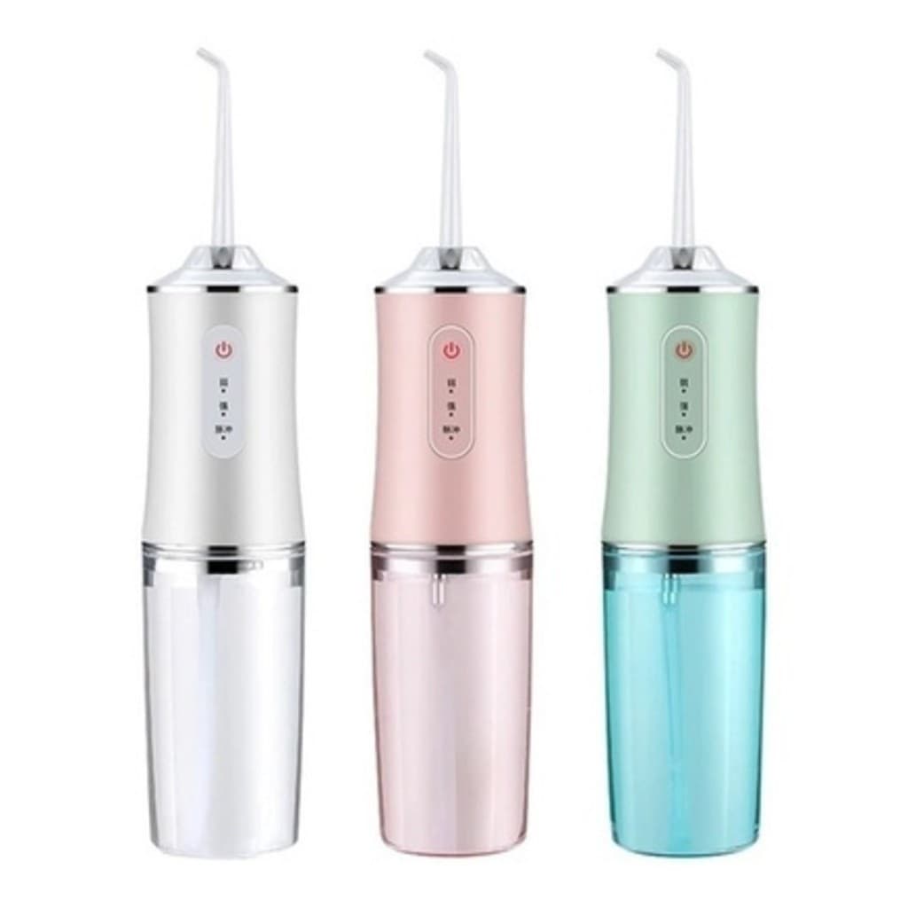 Irrigador Oral Portátil USB 220ml Recarregável Prático para Higiene Bucal