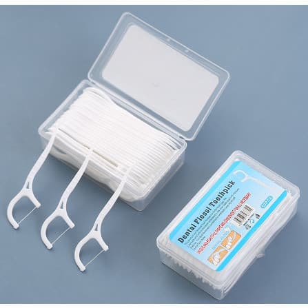 Kit com 50/100/150/200 Unidades de Fio Dental Infantil em Formato de Arco Ultra Fino para uma Limpeza Eficaz