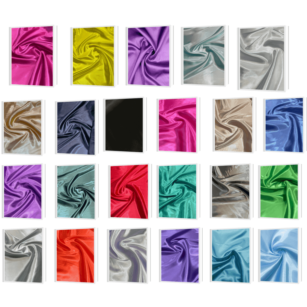 Tecido Cetim Charmousse 1,40m Variadas Cores Festas e Fantasias