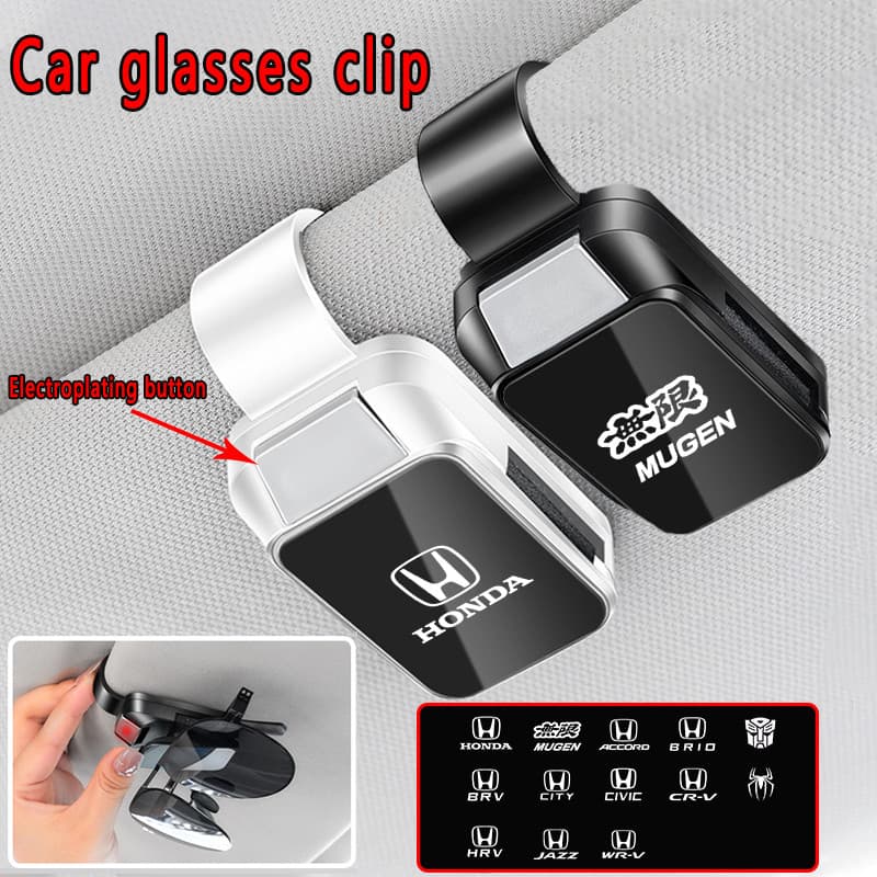 Honda Novo Criativo Personalizado Carro Óculos de Sol Clipe Para Honda HR-V Fit Civic City Hatch Hrv ZR-V Jazz