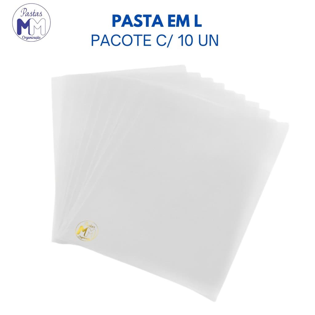 PASTA EM L A4 015MM KIT C/10