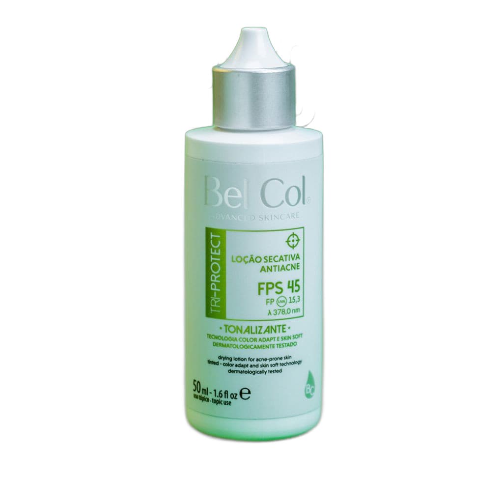 Loção Secativa Antiacne FPS 45 Tri-Protect 50ml Bel Col