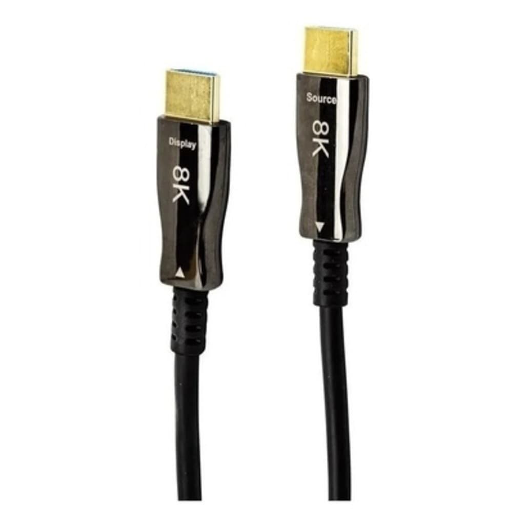 Cabo Compatível com HDMI 15 Metros Fibra 2.1 8k Optica Ultra Hd