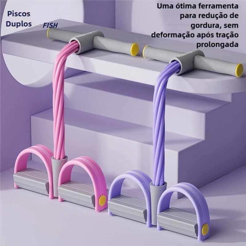 Elástico Extensor de Exercícios Pull Reducer Multi Função Academia Em Casa Uso Profissional