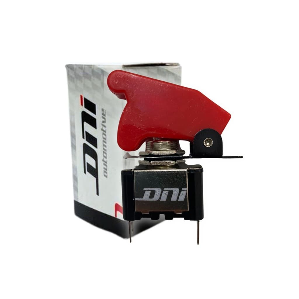 Chave Tic Tac Botão Liga Desliga 2 Posições Tipo Caça Capa Vermelha DNI 2083