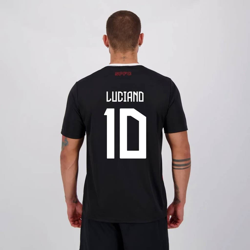 Camisa São Paulo Change 10 Luciano Preta
