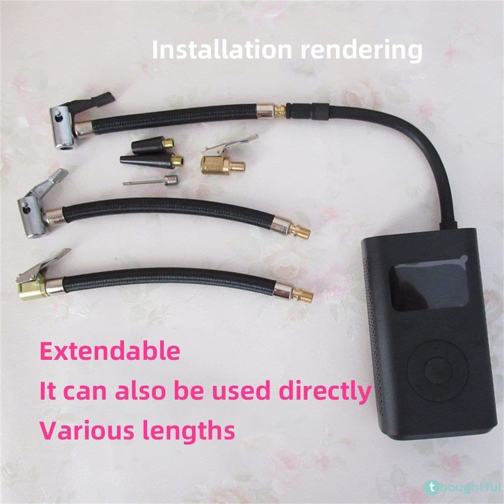 Pensativo Para Xiaomi Compressor De Ar Elétrico 2s Mangueira De Inflador De Pneu De Carro Bomba Inflável Tubo De 