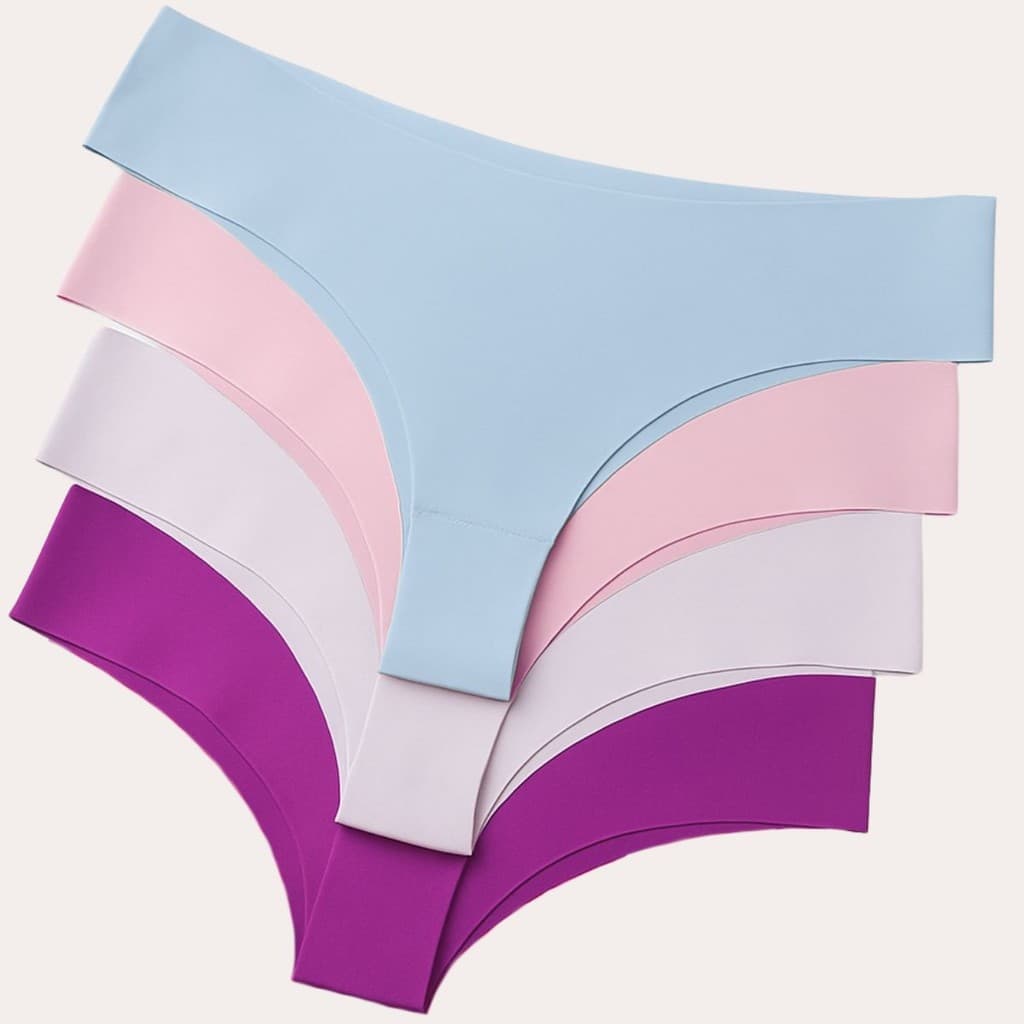 Kit Calcinha Sem Costura Corte A Laser Não Marca - Tanga Roma