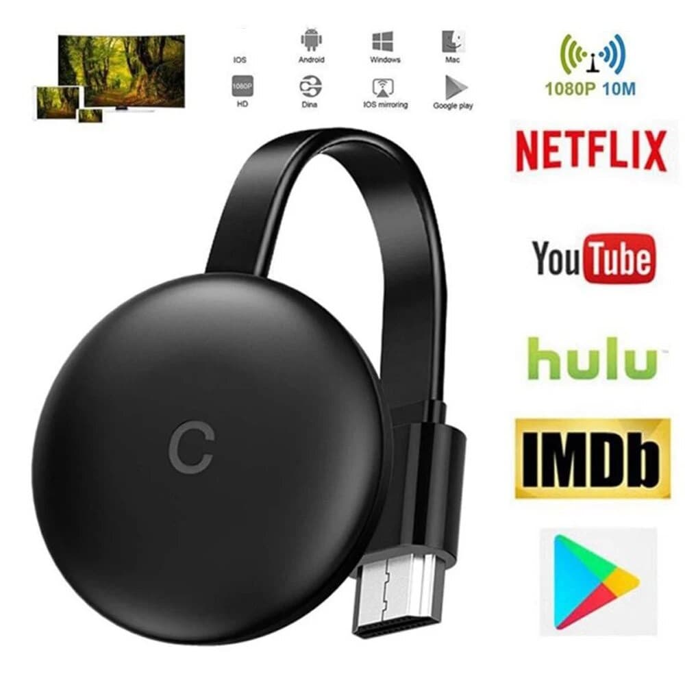 Adesivo De TV G12 Para Chromecast 3 YouTube Display WiFi HDMI-Compatível Com Dongle Airplay Sem Fio Google Home