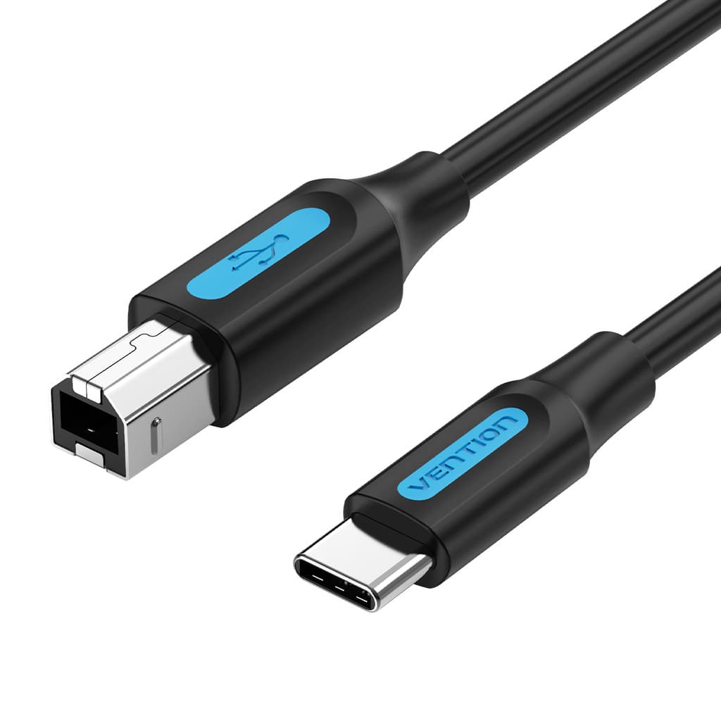 Cabo Impressora Scanner Usb C 0,5 Metro Para Usb B Vention