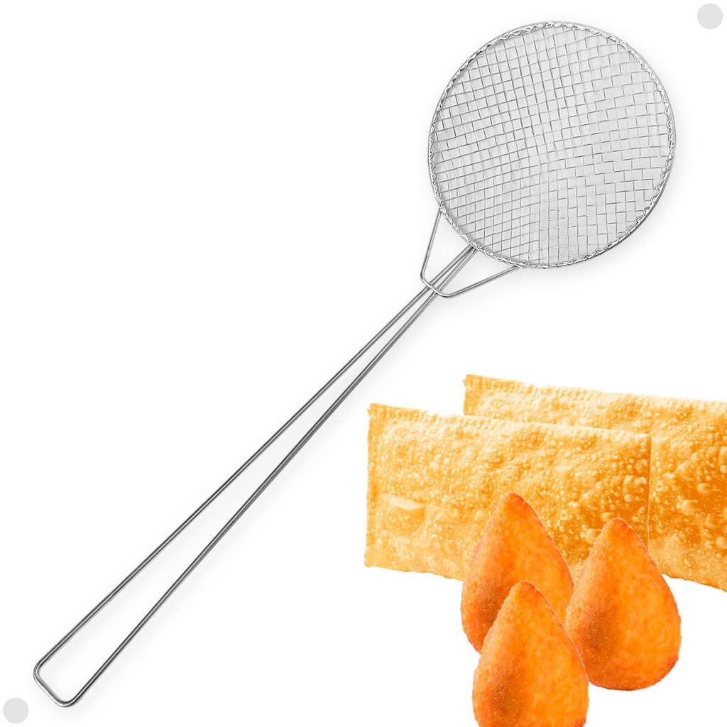 Escumadeira Fritura N°16 Pasteis Salgados Batata Frita 16cm