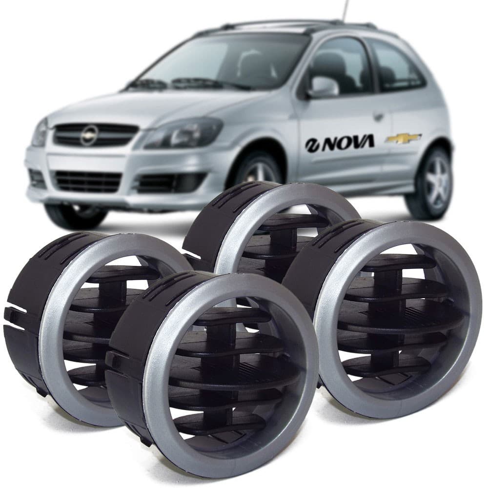 Kit 4 Difusor Ar Central Lateral Celta 2010 2011 2012