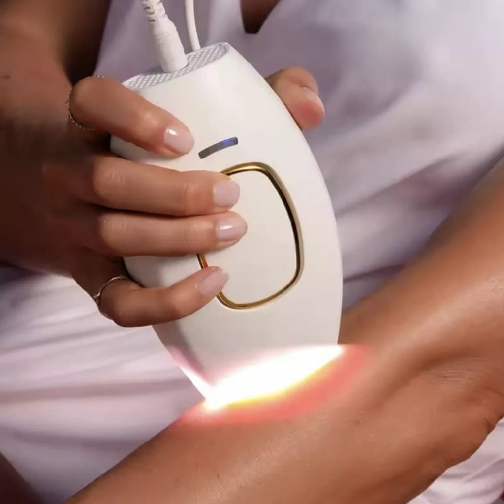 Aparelho Depilação Laser Led Indolor Profissional Ipl 900mil