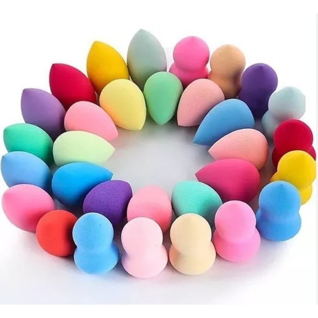 GGUAN KIT 36/60 unidades Esponja Para Maquiagem/ Esponja de Rosto Facial Maquiagem Base e Corretivo