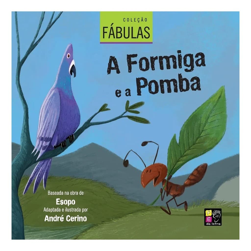 A Formiga e a Pomba | Fábulas Infantis | Livro Ilustrado