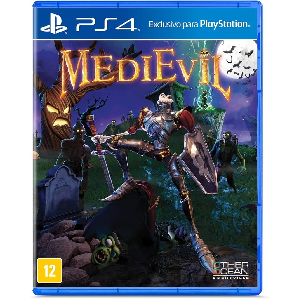 Medievil Remastered PS4 BR Midia Fisica