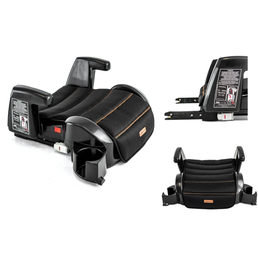 Assento De Elevação Potenza Fix Galzerano 15-36kg DRC Booster Isofix Cadeira Carro
