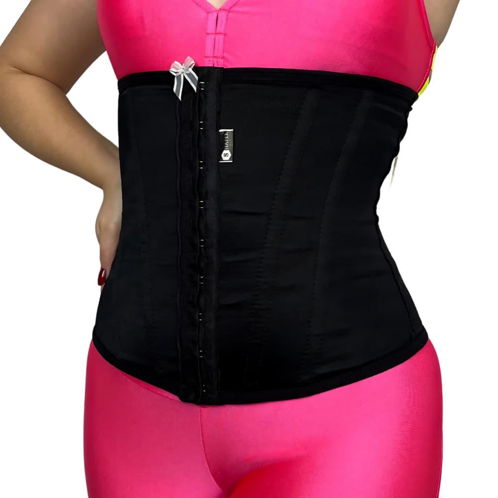 Cinta Modeladora Redutora de Medidas 2 Regulagens 8 Barbatanas