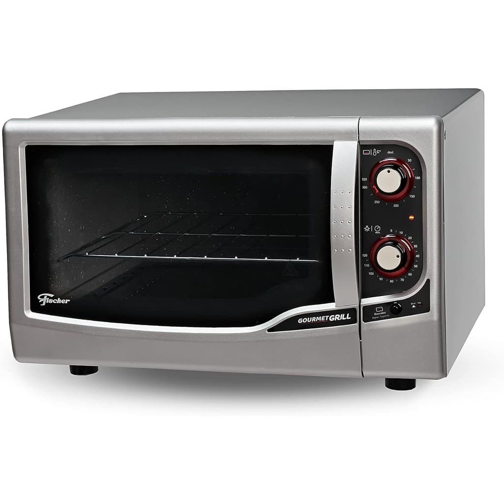 Forno Elétrico Fischer Gourmet Grill 44L Bancada Prata 127V GII Timer Controle Temperatura
