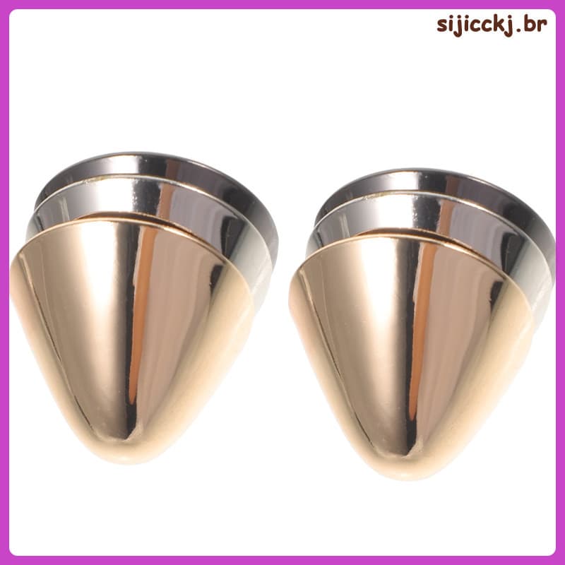 🔧 3 Pares de Capsas Elegantes Protetoras de Metal Pontiagudas para Bicos de Sapatos de Salto Alto