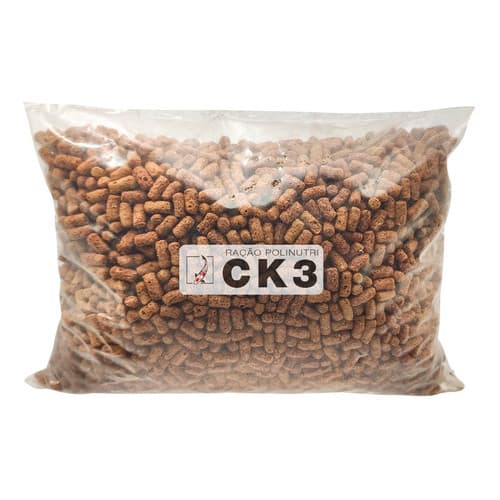 Ração Polinutri CK3 500g a granel para peixes de lago e superfície