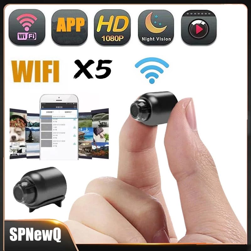 X5 Câmera Inteligente Mini 1080 1080P Hd Visão Noturna CCTV Segurança Japão