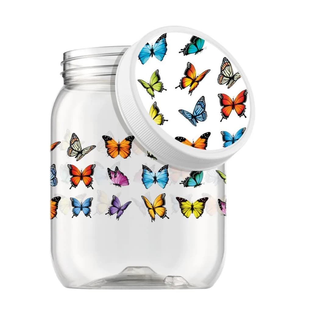 Potes Plástico Organizador Bandeirante Borboleta 1,7L 1 unid