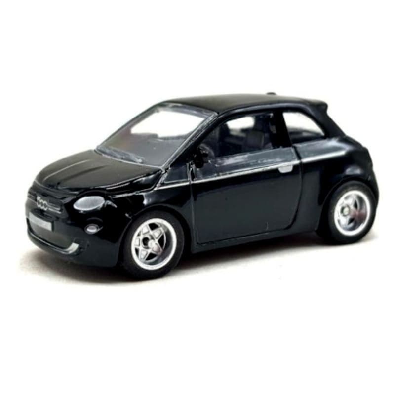 Fiat 500 Preto 1:64 CKS