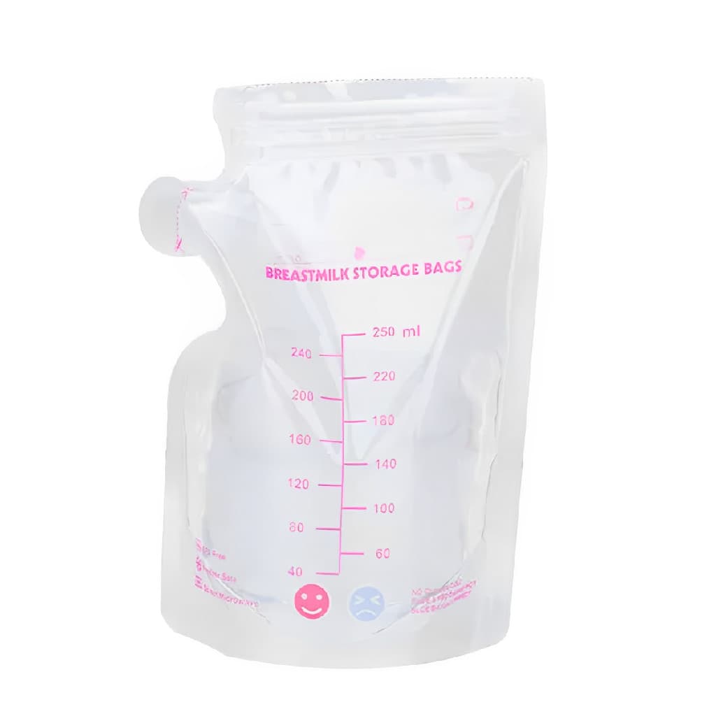 Saco De Leite Materno 60 Unidades Ideal Para Armazenar Organizar Com Marcação De Volume