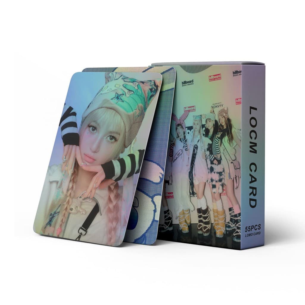 KPOP 55pcs/Box NewJeans Photocards LOMO Cartão Álbum Coleção