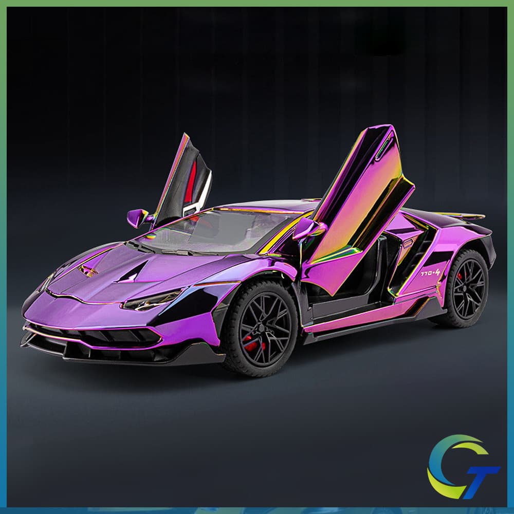 1 : 24 Lamborghini LP770 Edição Galvanizada Diecast Brinquedos Modelo De Carro Carros Liga Brinquedo Coleção Presente Pa