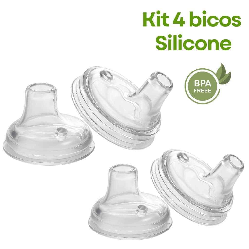 kit 4 Bicos Refil Para Copo Anti Vazamento CEFISA