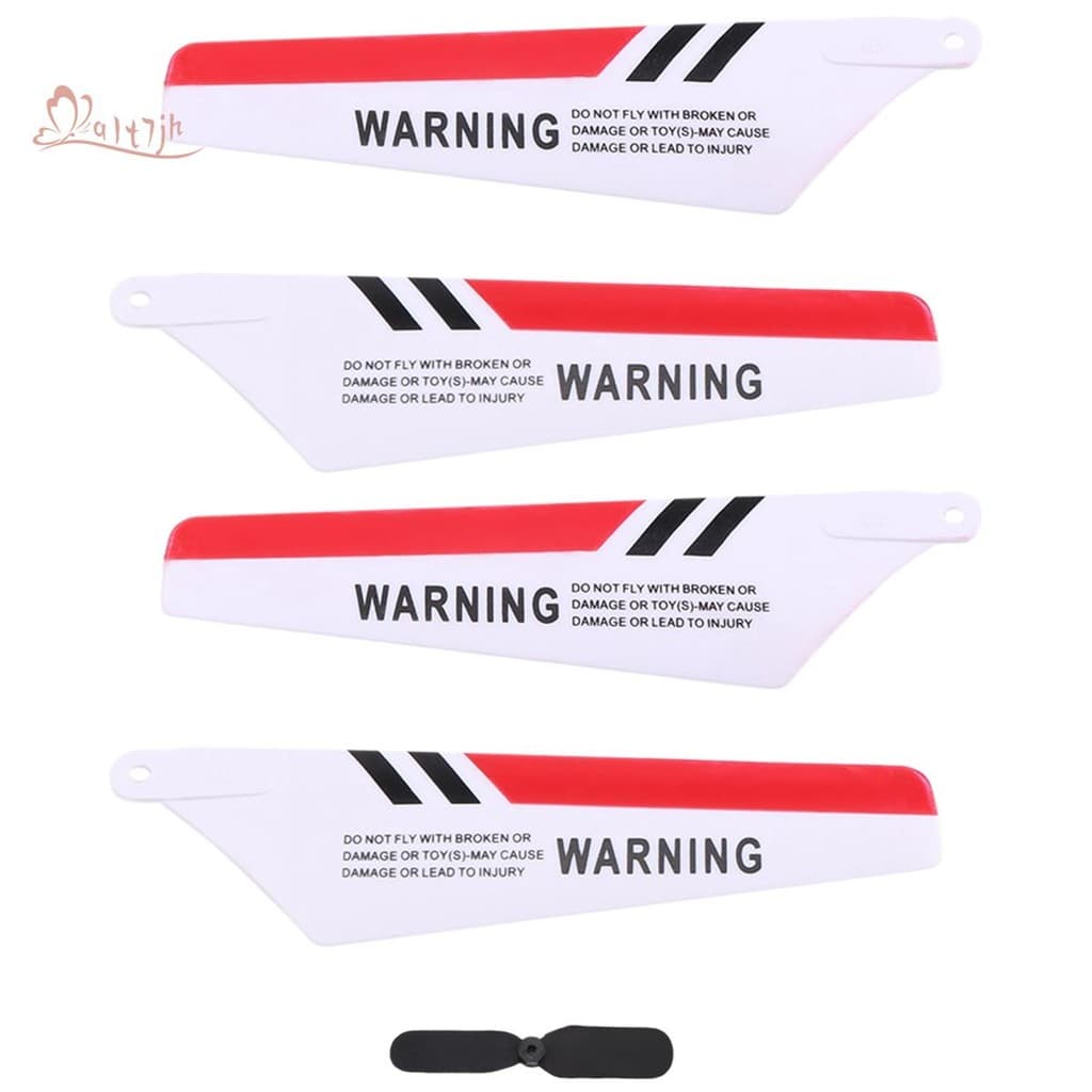4 x Lâminas S107 S107G Giroscópio Controle Remoto Helicóptero Reparo Vermelho