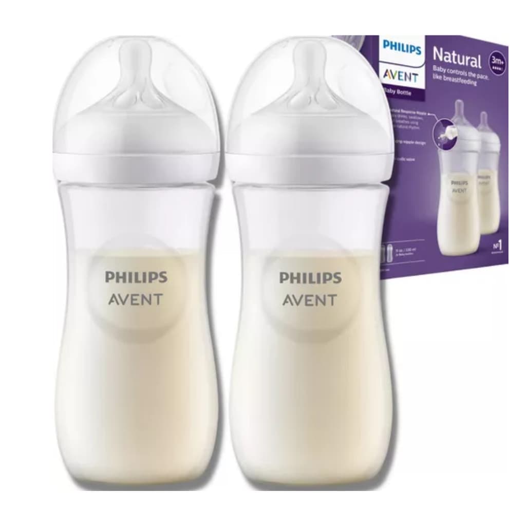 Kit c/ 2 Mamadeiras Pétalas 3.0 330ml Philips Avent 6m+