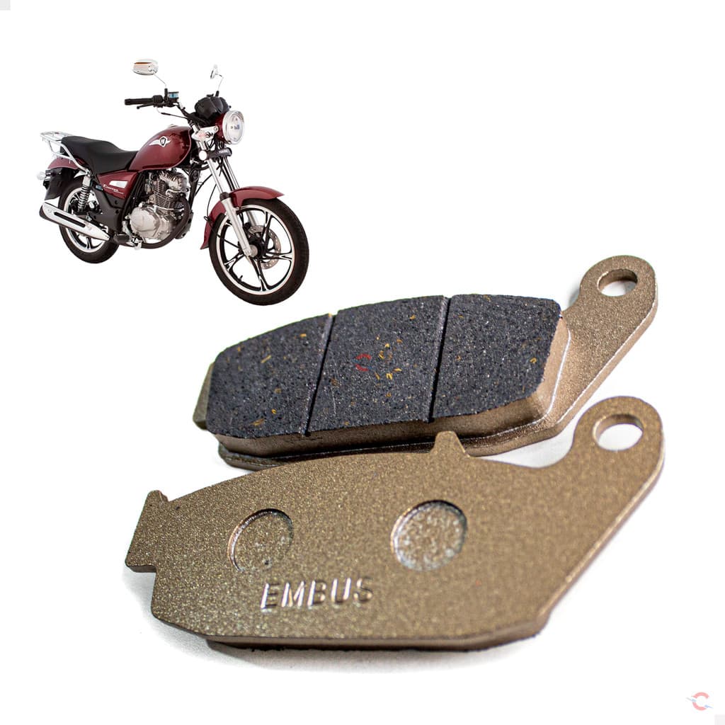 Pastilha Freio Traseiro Suzuki Intruder 125 Haojue Chopper 150