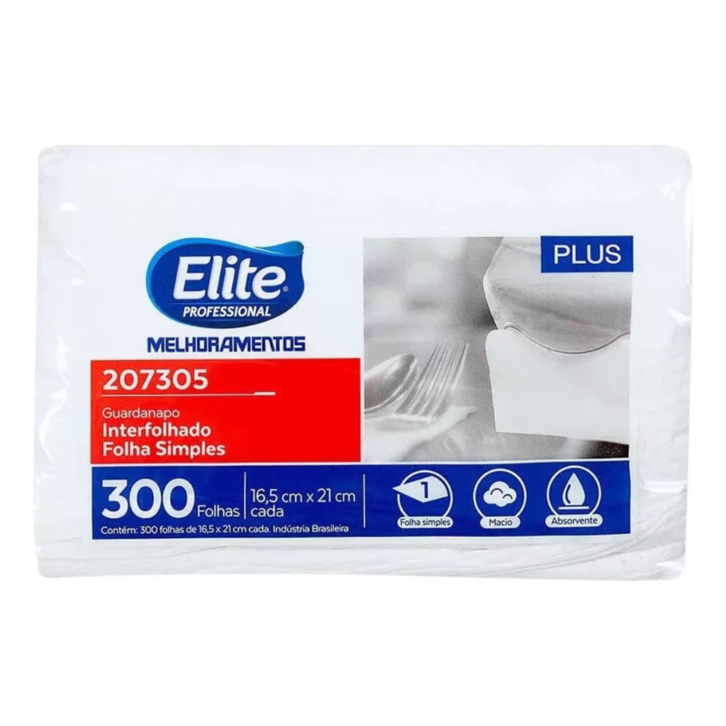 Guardanapo Interfolhado  300 Folhas