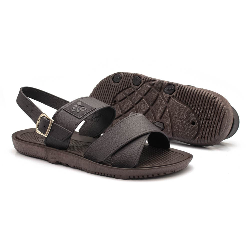 Sándalia Escolar para Meninos em Borracha Antiderrapante Leve e Confortável