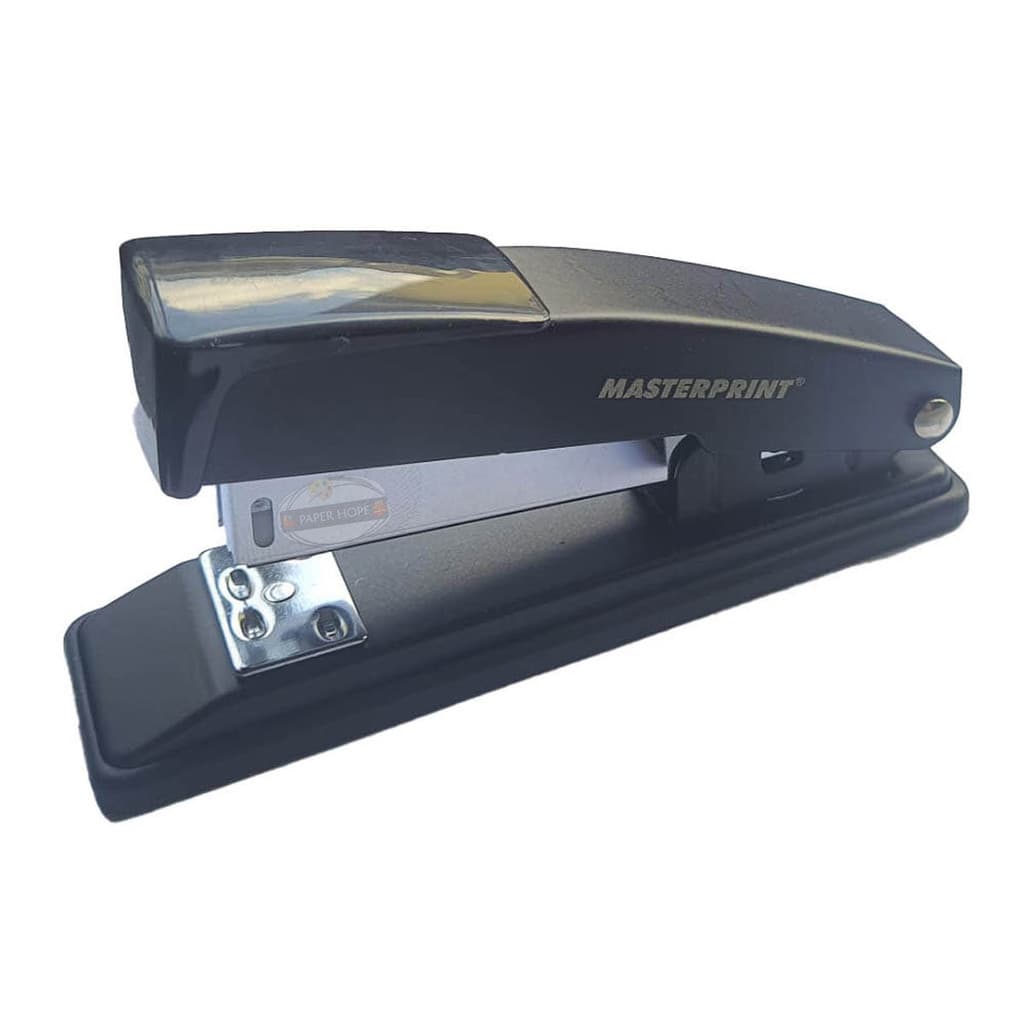 Grampeador Papel Profissional Escritório Preto 11,5cm Até 20 Folhas MP-300