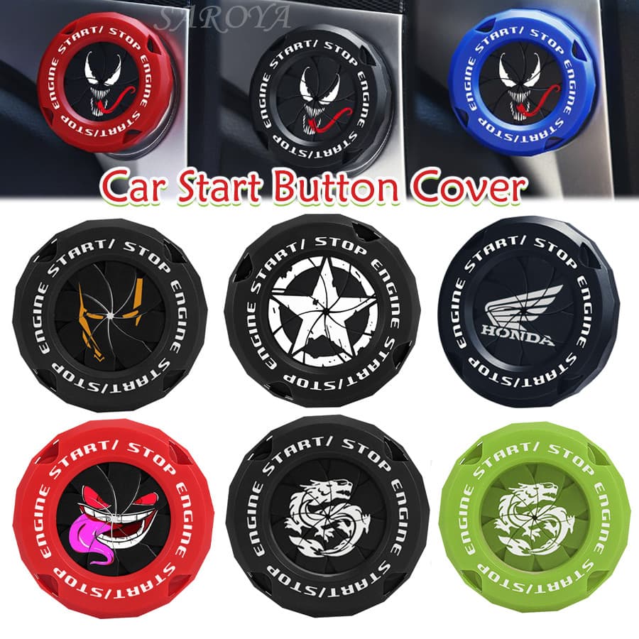 Capa Para Botão De Partida De Carro , Filme , Design De Anime , De Ignição De Motocicleta , Resistente Ao Desgaste decfe