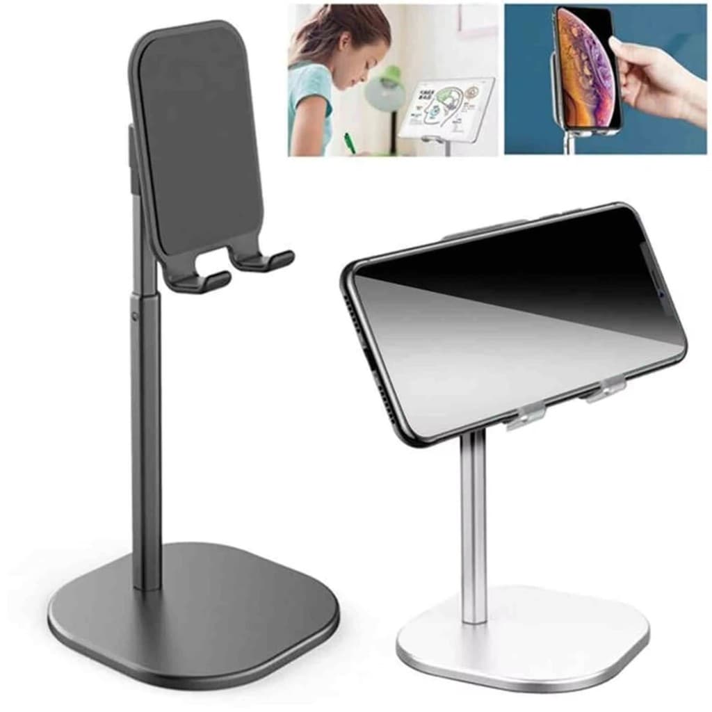 Suporte de Celular Retrátil em Alumínio Para Celular Tablet iPad