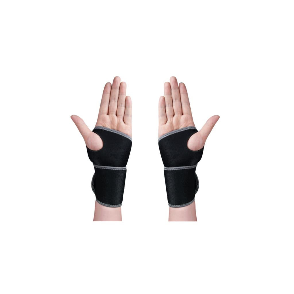 Par Munhequeira Compressão Órtese Ajustável Bilateral em Neoprene Vollo